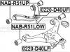 FEBEST 0220-D40LF Опора шаровая 0220-D40LF