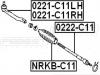 FEBEST 0221-C11LH Наконечник рулевой левый