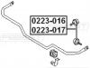 FEBEST 0223-017 Тяга стабилизатора задняя левая