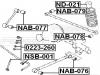 FEBEST 0223260 0223-260_тяга стаб.зад./ Nissan Terrano R50 95]