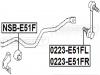 FEBEST 0223E51FR ТЯГА СТАБИЛИЗАТОРА ПЕРЕДНЯЯ ПРАВАЯ (NISSAN ELGRAND E51 2002-) FEBEST