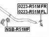 FEBEST 0223-R51MFR Тяга стабилизатора передняя