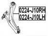 FEBEST 0224J10LH РЫЧАГ ПЕРЕДНИЙ ЛЕВЫЙ (NISSAN QASHQAI J10F 2006- NISSAN QASHQAI UK MAKE J10F 2006-) FEBEST
