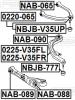 FEBEST 0225-V35FR ТЯГА ПЕРЕДНЯЯ ПРАВАЯ