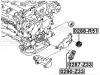FEBEST 0287-Z33 Ролик натяжной