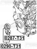 FEBEST 0290-T31 Натяжитель ремня 0290-T31
