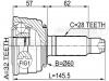 FEBEST 0310022 ШРУС НАРУЖНЫЙ 32x60x28 (HONDA ACCORD CC/CD/CE 1994-1998) FEBEST