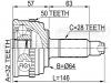 FEBEST 0310033A50 ШРУС НАРУЖНЫЙ 32x64x28 (HONDA ACCORD CF3/CF4/CF5/CL1/CL3 1998-2002 HONDA AVANCIER TA1/TA2/TA3/TA4 19