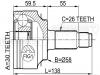 FEBEST 0310FD ШРУС НАРУЖНЫЙ 30x59,5x26 (HONDA CIVIC FD 2006- HONDA CIVIC FK 2006-) FEBEST