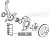 FEBEST 0320203 ОПОРА ШАРОВАЯ ПЕРЕДНЕГО НИЖНЕГО РЫЧАГА (HONDA CIVIC SHUTTLE EF 1987-1997 HONDA CIVIC/CIVIC CRX EF#/E