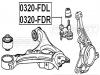 FEBEST 0320FDR ОПОРА ШАРОВАЯ НИЖНЯЯ ПРАВАЯ (HONDA CIVIC FD 2006-) FEBEST