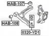 FEBEST 0320YD1 0320-YD1_опора шаров.передн./ Honda MR-V 03-08