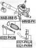 FEBEST 0321-FKLH Наконечник рулевой левый