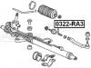 FEBEST 0322RA3 ТЯГА РУЛЕВАЯ (HONDA ODYSSEY/SHUTTLE RA1/RA2/RA3/RA4/RA5 1994-1999) FEBEST