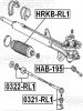 FEBEST 0322-RL1 Тяга рулевая