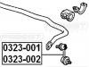 FEBEST 0323001 ТЯГА СТАБИЛИЗАТОРА ПЕРЕДНЯЯ ПРАВАЯ (HONDA CIVIC EU/EP/ES 2001-2006 HONDA CR-V RD4/RD5/RD6/RD7/RD9 20