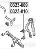 FEBEST 0323010 ТЯГА СТАБИЛИЗАТОРА ПЕРЕДНЯЯ ЛЕВАЯ (HONDA ACCORD CF3/CF4/CF5/CL1/CL3 1998-2002 HONDA AVANCIER TA1/TA2