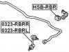 FEBEST 0323-RBRL Тяга стабилизатора задняя левая