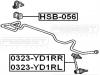 FEBEST 0323YD1RL ТЯГА СТАБИЛИЗАТОРА ЗАДНЯЯ ЛЕВАЯ (ACURA MDX YD1 2001- HONDA MR-V 2003-) FEBEST