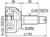 FEBEST 0410001 ШРУС НАРУЖНЫЙ 22x50x25 (HYUNDAI ELANTRA/LANTRA 1990-1995 HYUNDAI EXCEL/PONY EXCEL 1990-1994 MITSUBIS