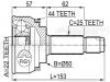 FEBEST 0410004A44 ШРУС НАРУЖНЫЙ 22x50x25 (HYUNDAI ACCENT/EXCEL 1994-1999 HYUNDAI ACCENT/VERNA 1999-) FEBEST