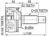 FEBEST 0410012A43 ШРУС НАРУЖНЫЙ 22x54x25 (MITSUBISHI LANCER/COLT CA/CB 1991-1995 MITSUBISHI LANCER/MIRAGE CB/CD 1991-1