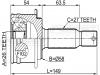FEBEST 0410CWRR Шрус наружный задний 26x57x27 (mitsubishi outlande