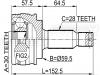 FEBEST 0410CY2 ШРУС НАРУЖНЫЙ 30x59,5x28 (MITSUBISHI LANCER CY2A 2007-) FEBEST