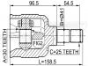FEBEST 0411CK ШРУС ВНУТРЕННИЙ 30x41x25 (MITSUBISHI DION CR5W/CR6W/CR9W 2000-2004 MITSUBISHI LANCER/MIRAGE CJ 1995-