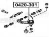 FEBEST 0420301 ОПОРА ШАРОВАЯ ВЕРХНЯЯ