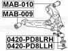 FEBEST 0420PD8LLH ОПОРА ШАРОВАЯ НИЖНЯЯ ЛЕВАЯ [13]
