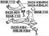 FEBEST 0424-KB4LH Рычаг передний верхний левый 0424-KB4LH