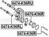 FEBEST 0474-K96RL Втулка направляющая суппорта тормозного заднего
