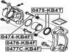 FEBEST 0476-KB4F Поршень суппорта тормозного переднего