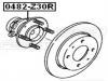 FEBEST 0482Z30R СТУПИЦА ЗАДНЯЯ (MITSUBISHI COLT Z21A/Z22A/Z23A/Z24A/Z25A/Z26A/Z27A/Z28A 2002- MITSUBISHI COLT Z32A/Z