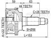 FEBEST 0510009A44 ШРУС НАРУЖНЫЙ 22x56x26 (KIA SHUMA,II/SEPHIA,II/MENTOR,II/SPECTRA 1997-2004 MAZDA 323 BA 1994-1998) F