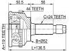FEBEST 0510014A44 ШРУС НАРУЖНЫЙ 19x52x24 (MAZDA DEMIO DW3/DW5 1998-) FEBEST