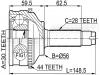 FEBEST 0510037A44 ШРУС НАРУЖНЫЙ 30x56x28 (MAZDA 626 GF 1997-2002 MAZDA 626 WAGON GW 1997-) FEBEST