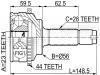 FEBEST 0510039A44 ШРУС НАРУЖНЫЙ 23x56x28 (MAZDA 626 GF 1997-2002) FEBEST