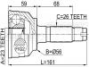 FEBEST 0510MPV ШРУС НАРУЖНЫЙ 23x56x26 (MAZDA MPV LW 1999-) FEBEST