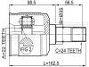 FEBEST 0511323FLH ШРУС ВНУТРЕННИЙ ЛЕВЫЙ 22x35x24 (MAZDA 323 BA 1994-1998 MAZDA 323 BG 1989-1994 MAZDA 323F BA 1995- MA