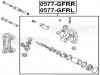 FEBEST 0577GFRR СУППОРТ ТОРМОЗНОЙ ЗАДНИЙ ПРАВЫЙ