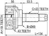 FEBEST 0710017A43 ШРУС НАРУЖНЫЙ 19x49x23 (SUZUKI IGNIS RG413/RG415 2004- SUZUKI SWIFT SF413/SF416 1993-2003 SUZUKI WAG
