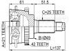 FEBEST 0710018A42 ШРУС НАРУЖНЫЙ 21x49x25 (SUZUKI BALENO/ESTEEM SY413/SY415/SY416/SY418/SY419 1995-2001 SUZUKI CULTUS S
