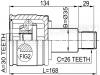 FEBEST 0711-XL7RH ШРУС внутренний правый