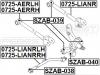 FEBEST 0725-AERRH Тяга задняя поперечная правая SUZUKI LIANA RH413/RH416/RH418 2001-2008