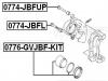 FEBEST 0774-JBFL ВТУЛКА НАПРАВЛЯЮЩАЯ СУППОРТА ТОРМОЗНОГО ПЕРЕДНЕГО