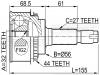 FEBEST 0810027A44 ШРУС НАРУЖНЫЙ 32x56x27 (SUBARU IMPREZA G11 2000-2007) FEBEST