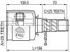 FEBEST 0811-B13 ШРУС ВНУТРЕННИЙ 29x35x25 (SUBARU IM...