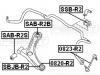FEBEST 0823R2 ТЯГА СТАБИЛИЗАТОРА ПЕРЕДНЯЯ (SUBARU R1 R24 2004- SUBARU R2 R14 2003- SUBARU SAMBAR R15 2006- SUZUKI